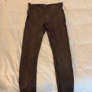 NEVER WORN! Spanx Snakeskin Leggings